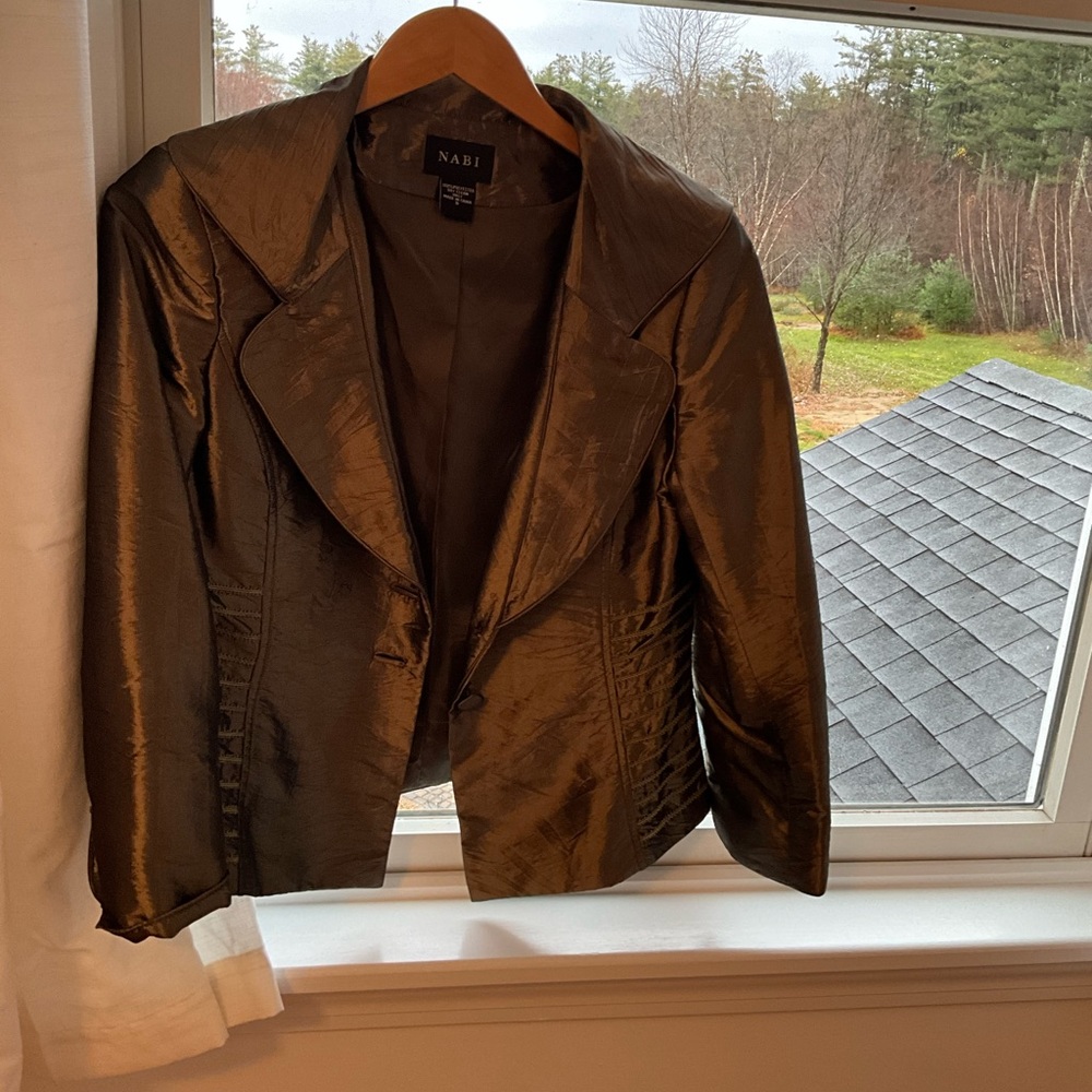Great holiday blazer especially New Year’s Eve!  $25 and it is yours